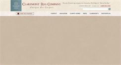 Desktop Screenshot of claremontrug.com